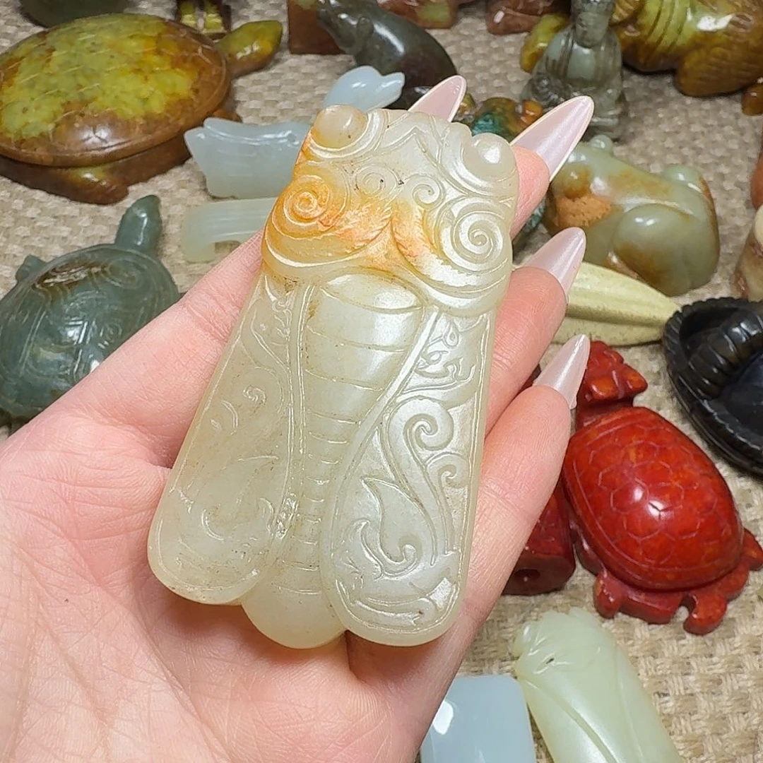 白玉菩提吊坠挂件