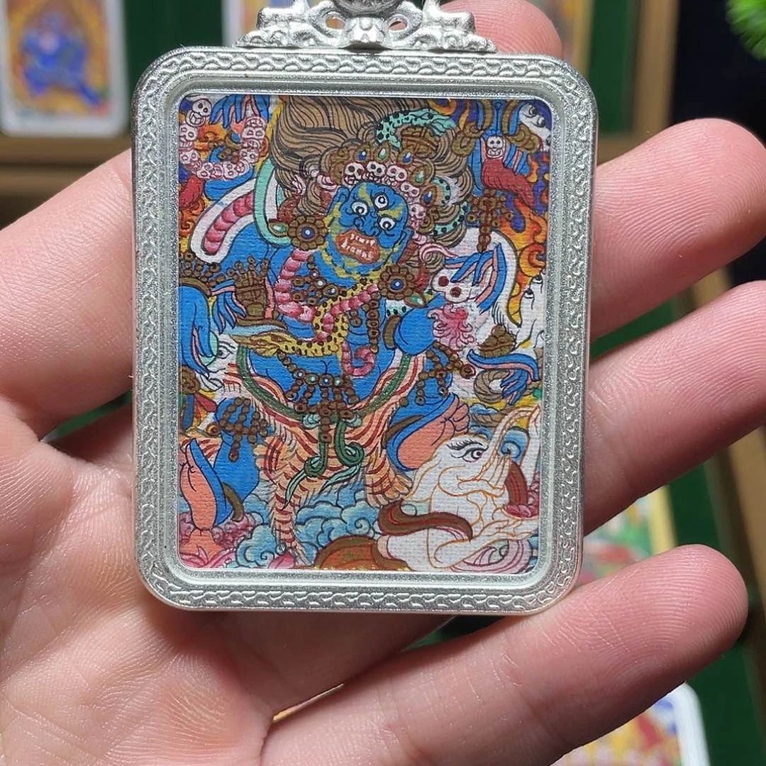 大***哥吊坠大黑天单画布