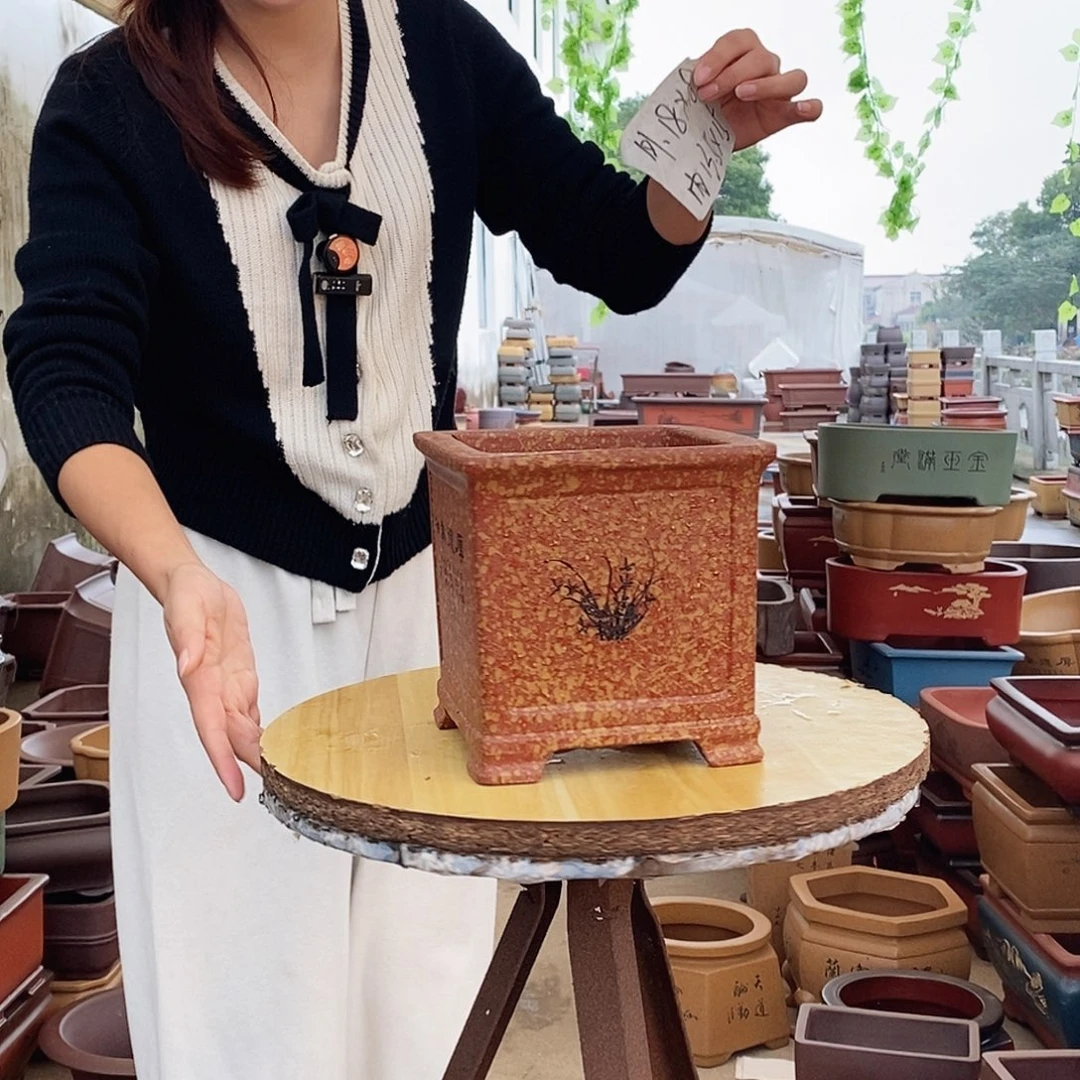 紫砂花盆紫砂花盆