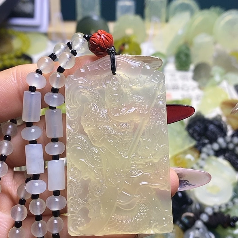 【闪购商品】蛇纹石玉颈饰未镶嵌线**?
