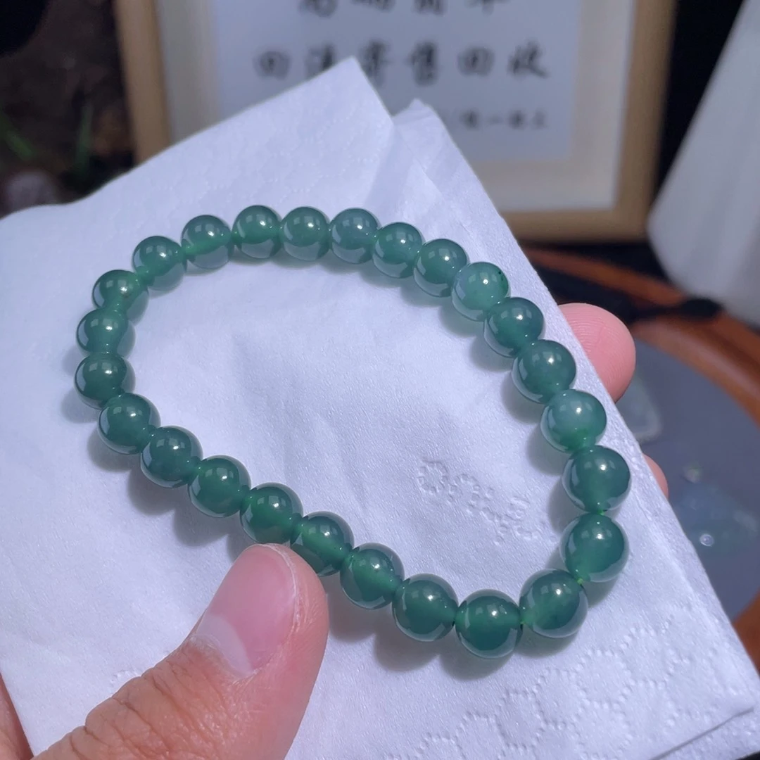 翡翠未镶嵌颈饰手串13