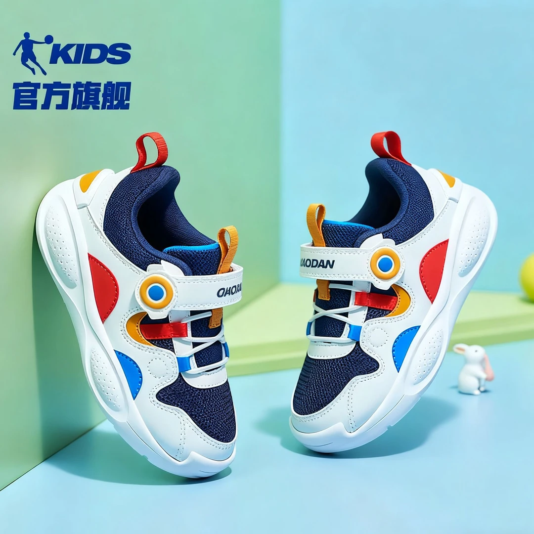 乔丹婴童学步鞋男女宝厚网防滑鞋秋冬新款皮面加绒保暖软底婴儿鞋