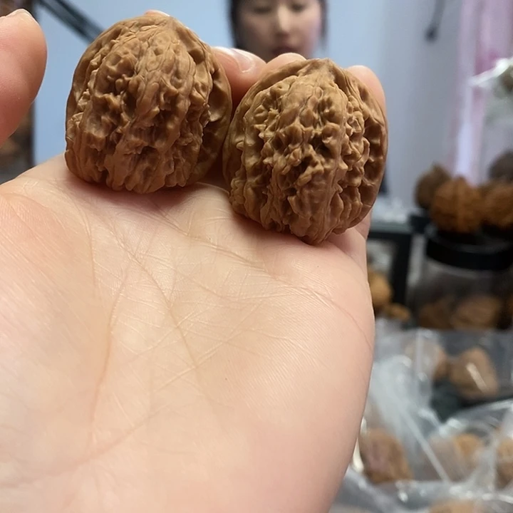 把件文玩核桃33小众蜡皮翻天印