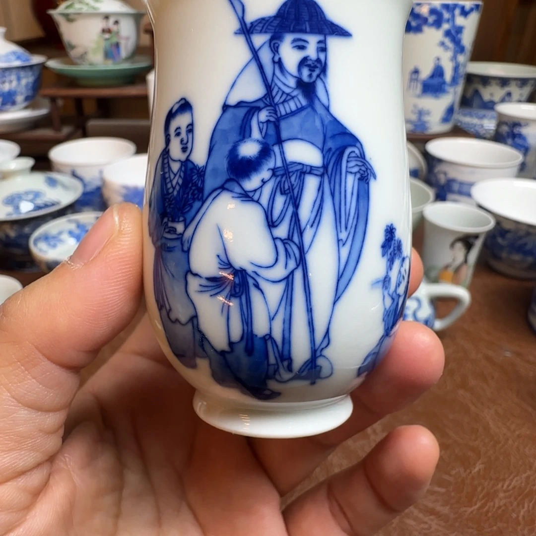 陶摆件今天晚上的月亮很圆