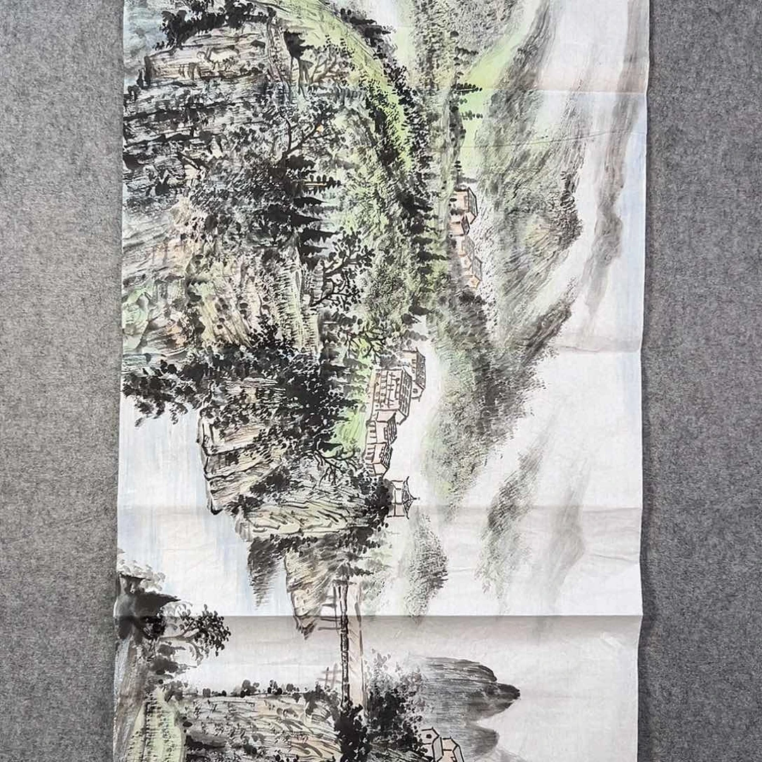 国画644 牡丹等植物生长于这里生长