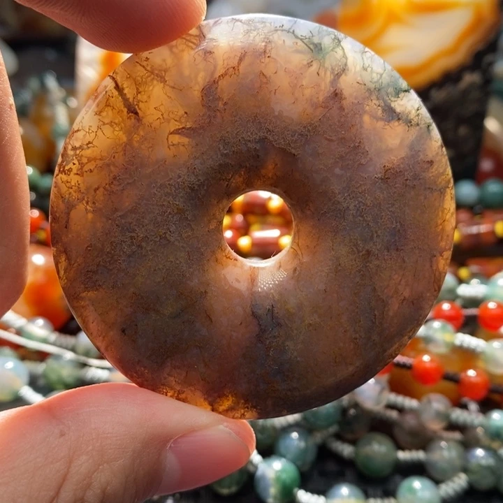 【闪购商品】玛瑙/玉髓颈饰未镶嵌记**花