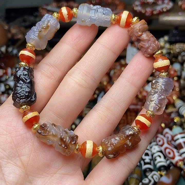 玛瑙/玉髓未镶嵌手链