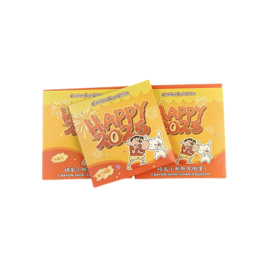 【烟雨潮玩/PK/抓狗/叠叠】来趣文创 蜡笔小新新春吧唧盲盒代拆