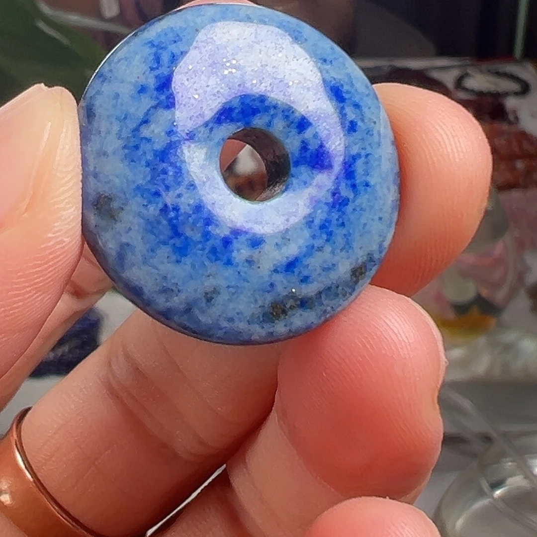 未镶嵌青金石颈饰天然青金石平安扣