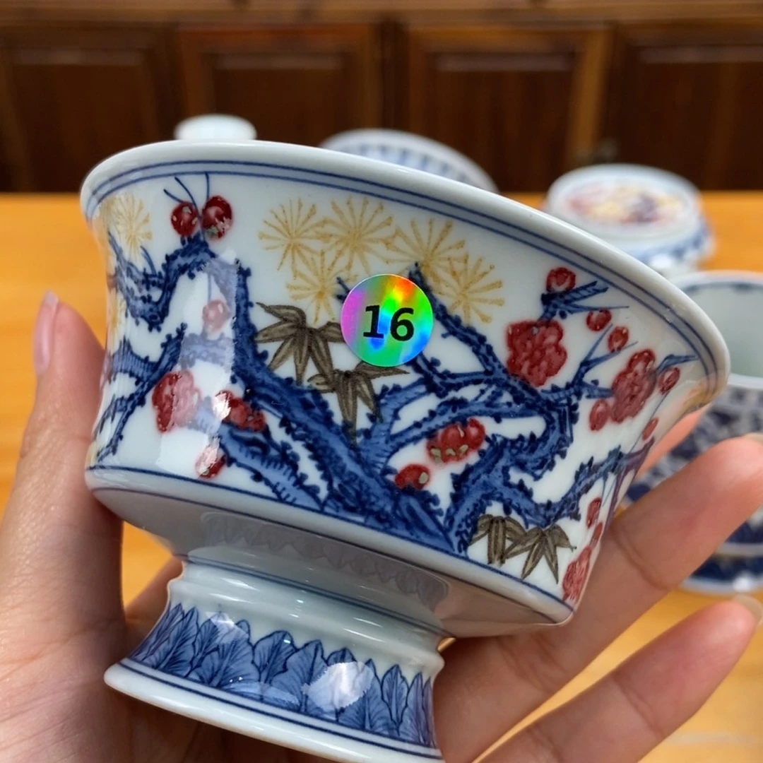 手绘现代茶具非古董