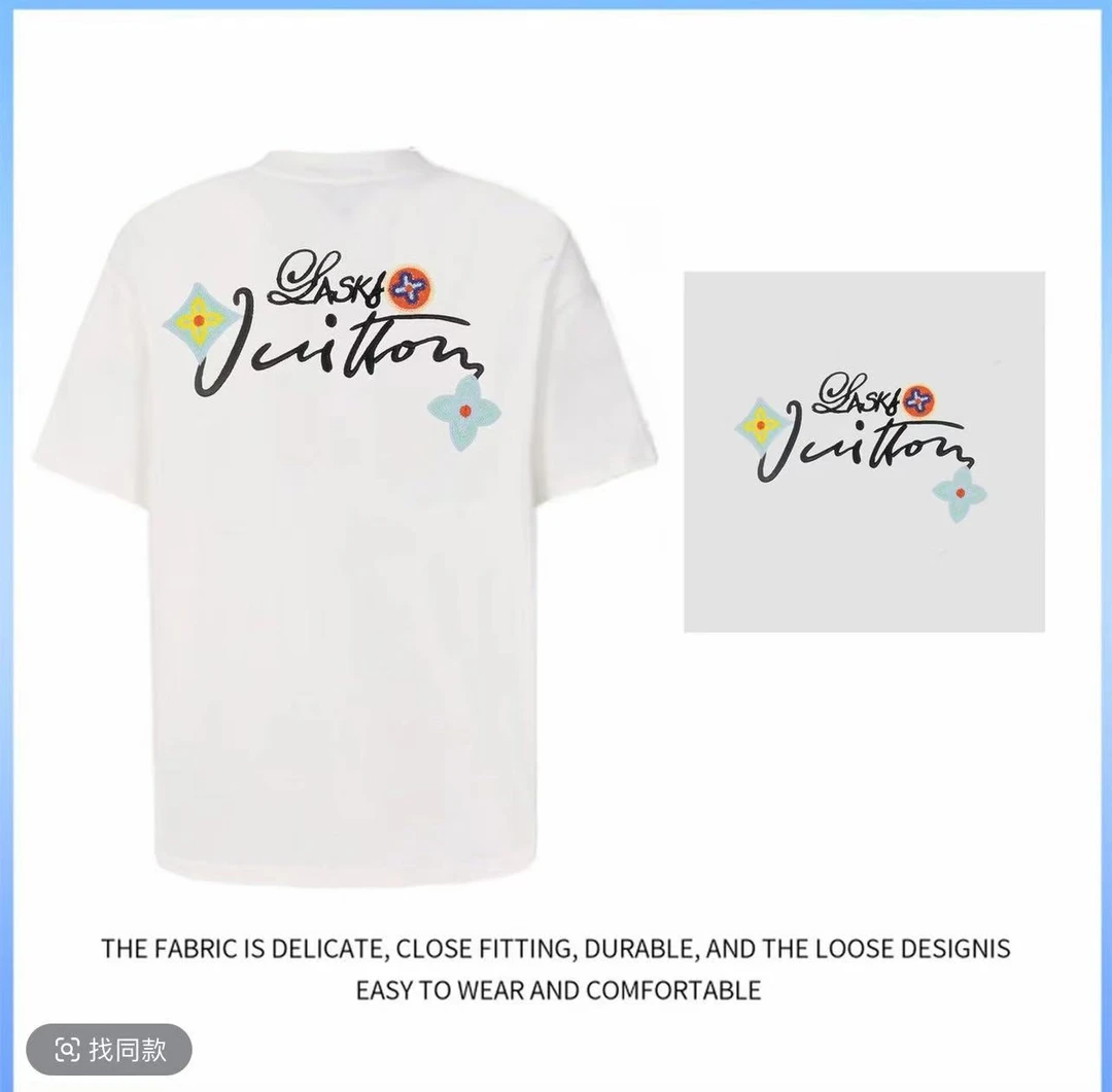 高端2025新款夏季圆领男女款短袖T恤材质【20号】