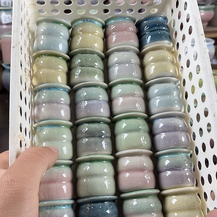 红陶量货/口高深浅搭配发6