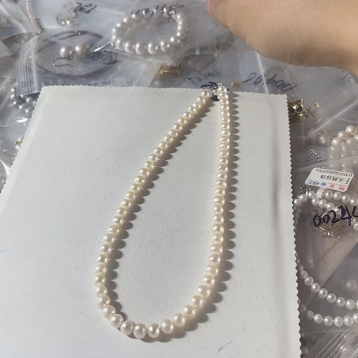 未镶嵌淡水珍珠颈饰00768