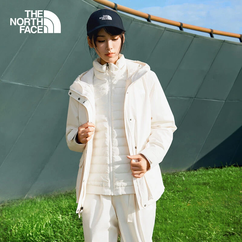 【北面】经典款女三合一冲锋衣防水TheNorthFace|8GK7