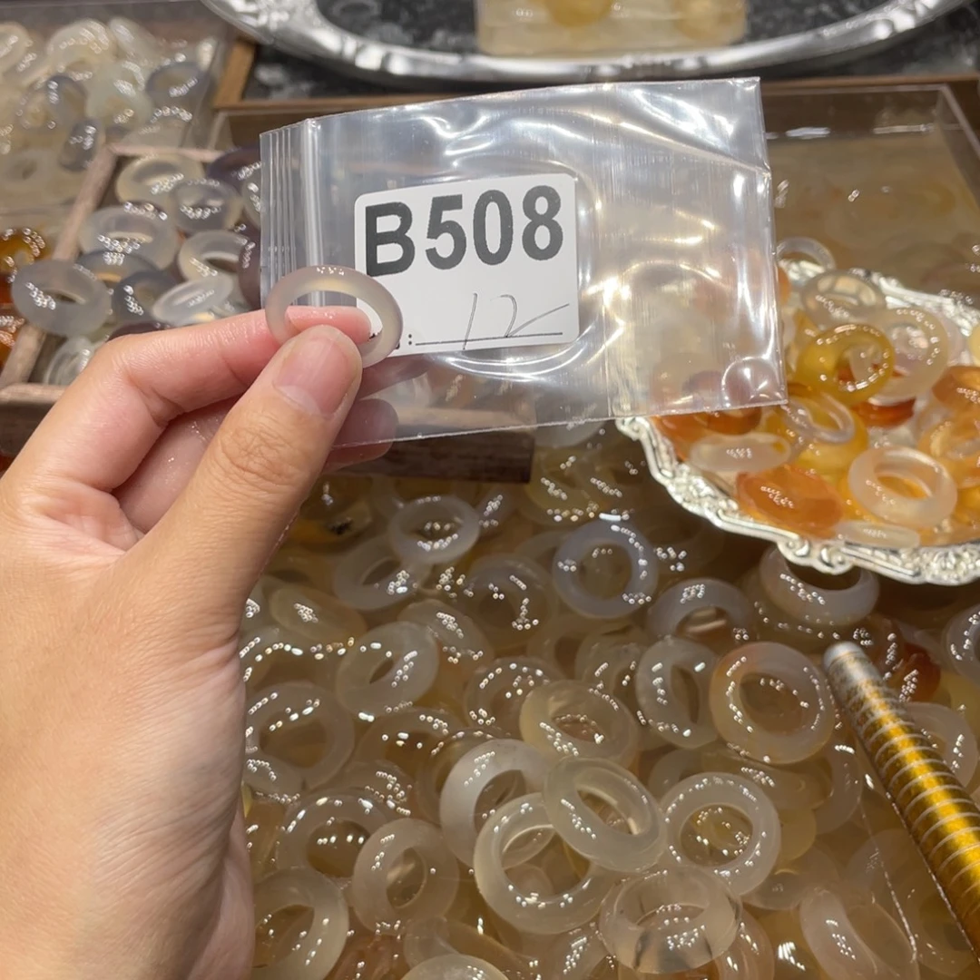 玛瑙/玉髓未镶嵌戒指508