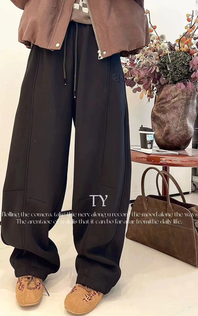 999-112323 加绒加厚抽绳松紧腰休闲裤 6020