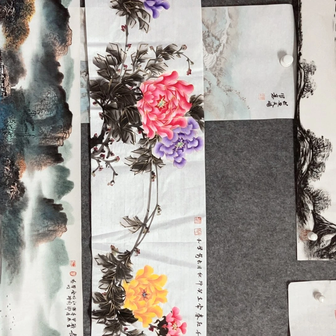 柳***少书法老师书画作品