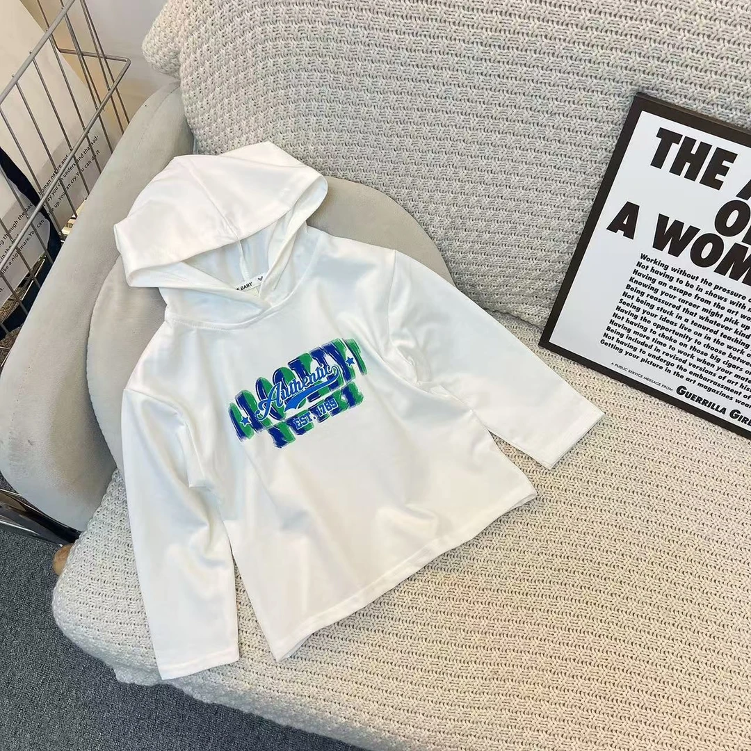 【自营｜精梳磨毛棉 连帽百搭】儿童春款打底卫衣0218014