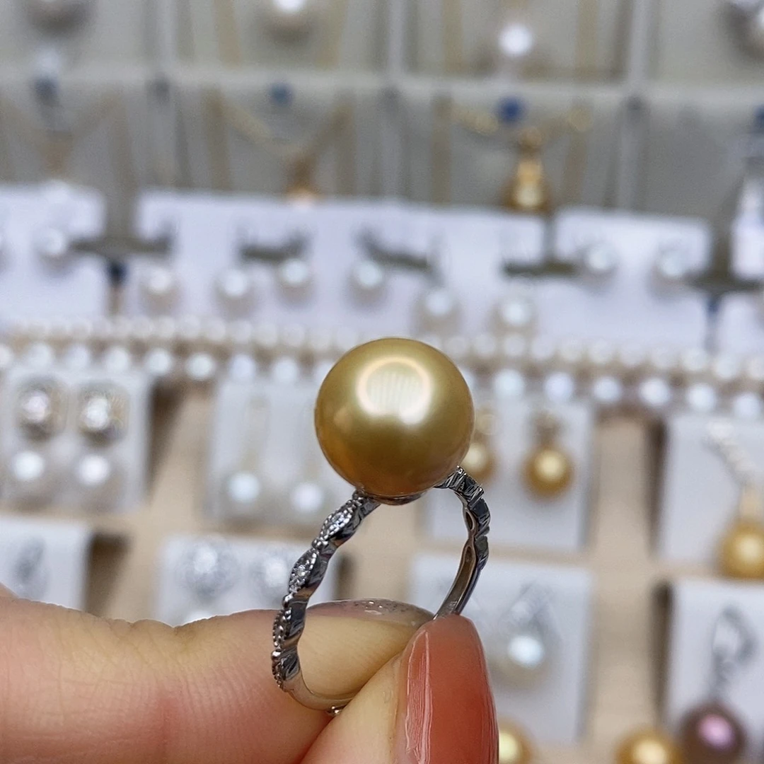 淡水珍珠颈饰银S925镶嵌