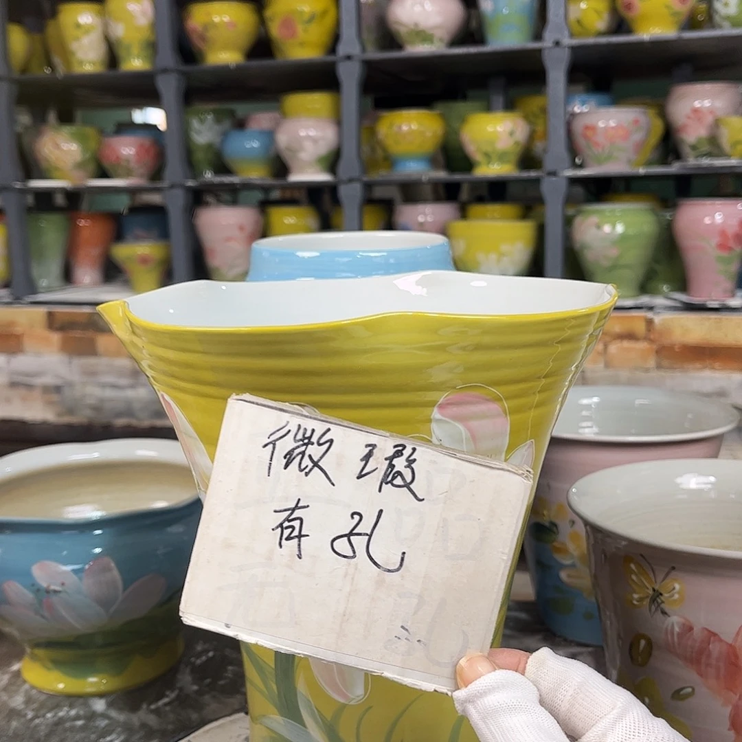 ꧁***꧂景德镇陶瓷花盆花盆