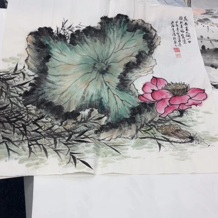 国画宣纸纯手绘字画