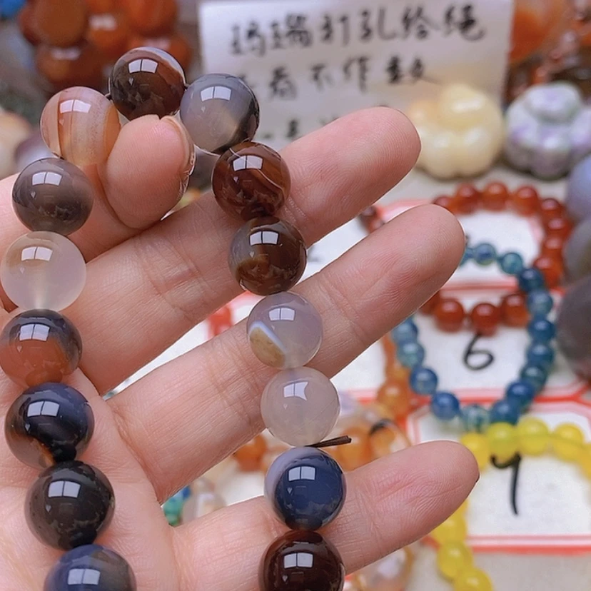 【闪购商品】未镶嵌玛瑙/玉髓珠宝半成品善*