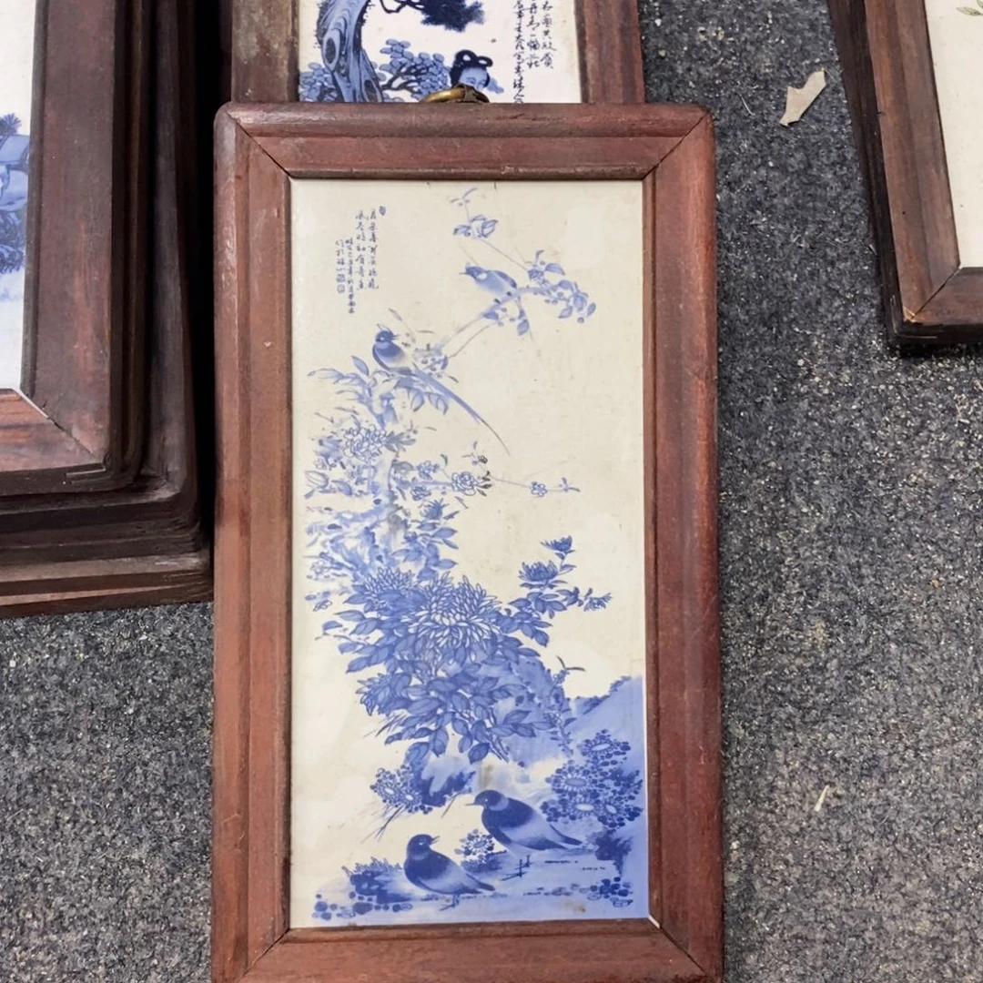 瓷片景德镇瓷板画柴窑烧制