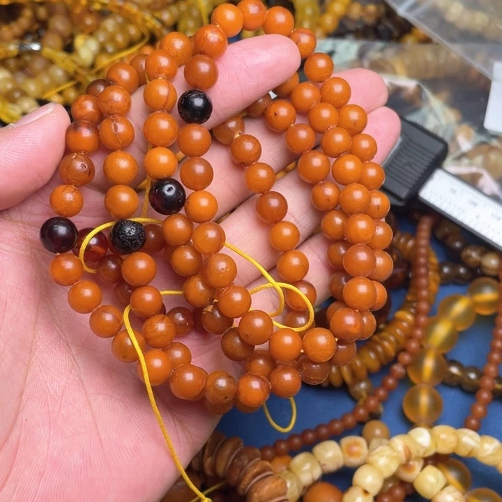 琥珀未镶嵌珠宝奇石