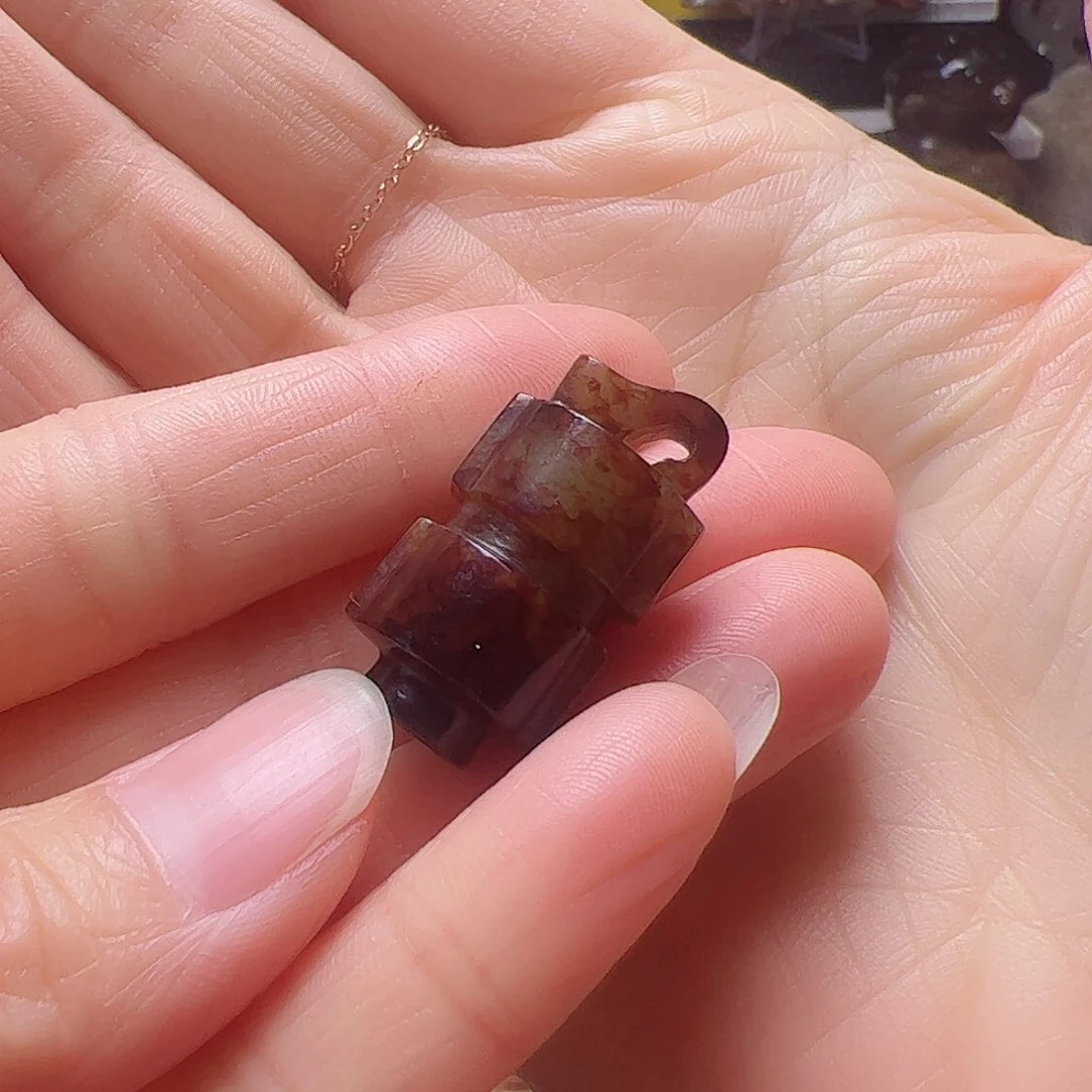 和田玉挂件未镶嵌杨*飞