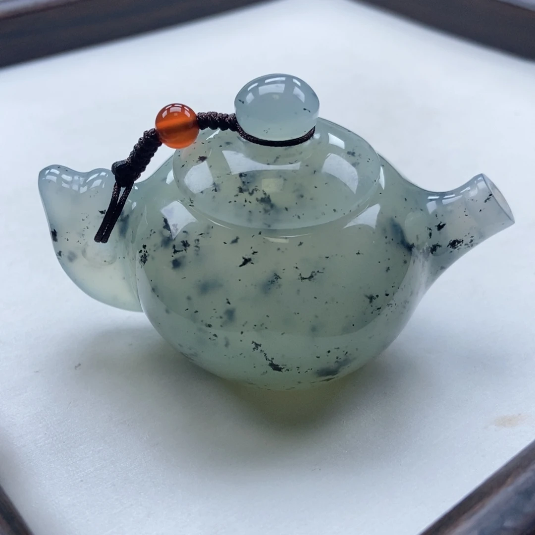 蛇纹石玉未镶嵌手把