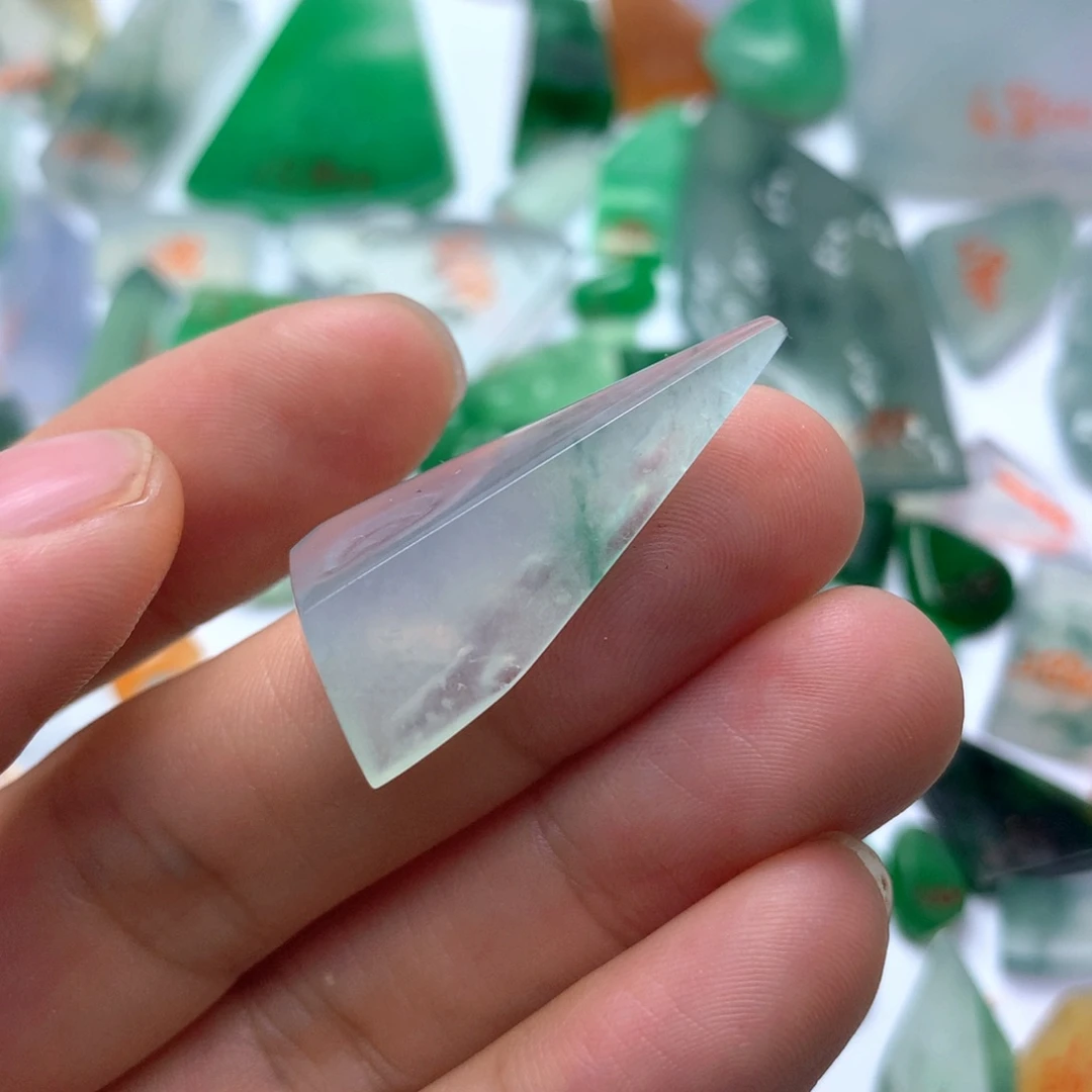 定制翡翠未镶嵌天然缅甸翡翠吊坠挂件