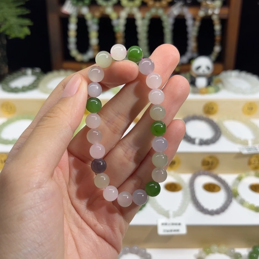 ****啦未镶嵌手链和田玉