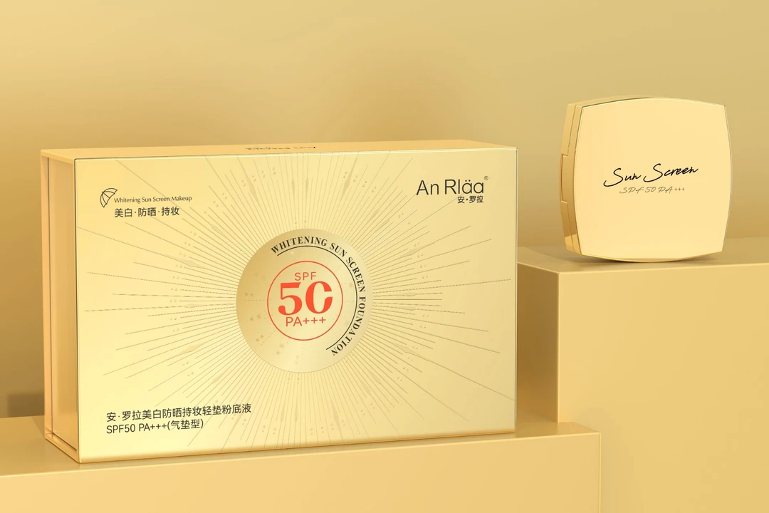 【美白+防晒+遮瑕】安罗拉防晒持妆水感气垫防水防汗SPF50 PA+++