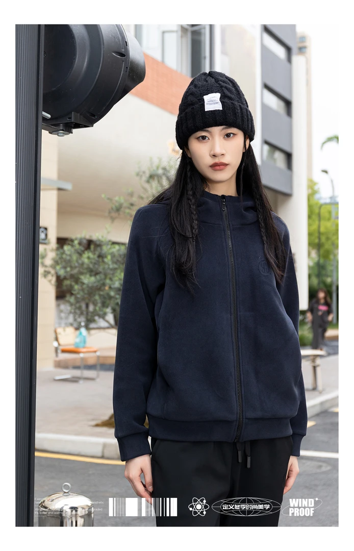 美咘春季女士休闲百搭户外连帽显瘦宽松舒适防风外套8010.Z