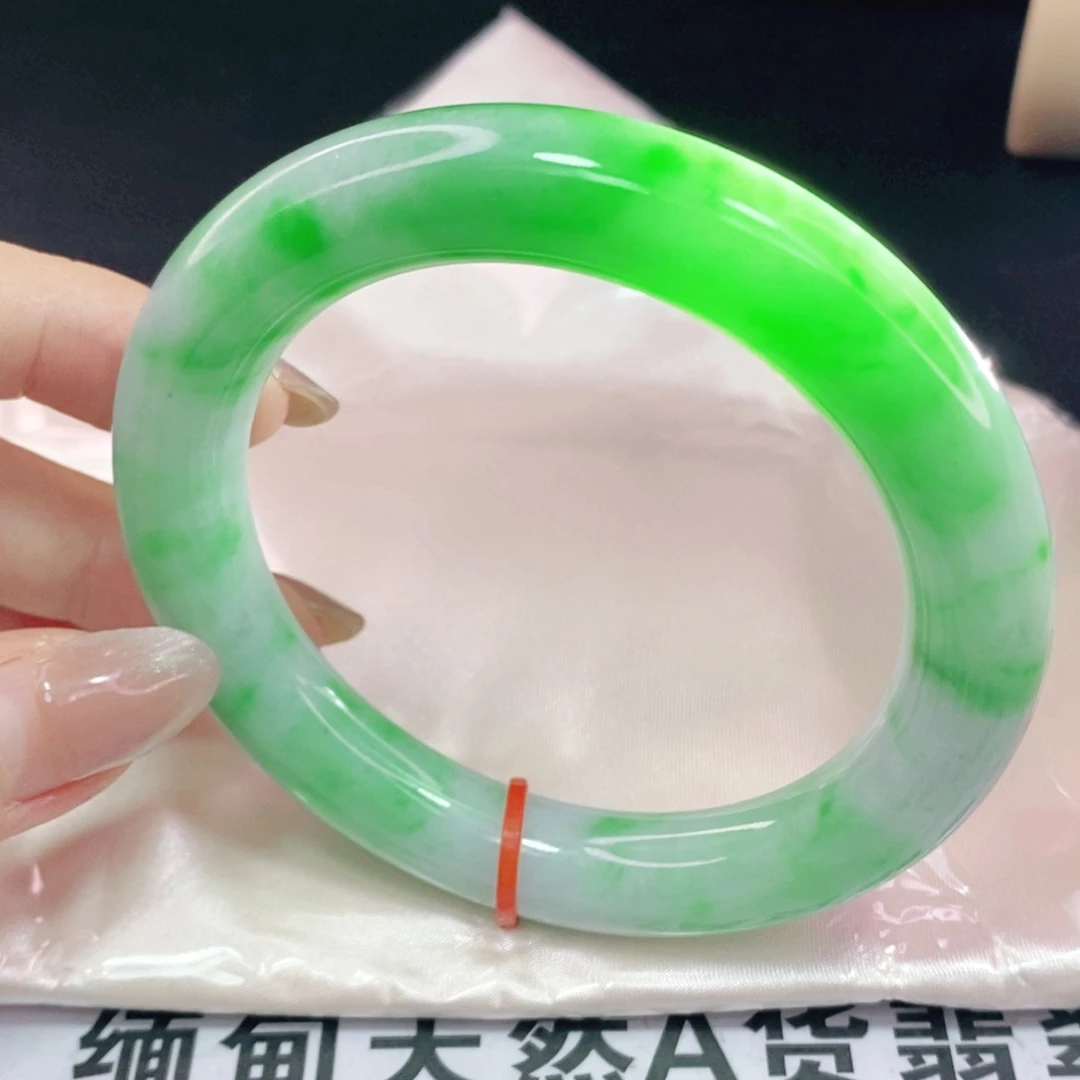 未镶嵌手镯翡翠60.3圆镯