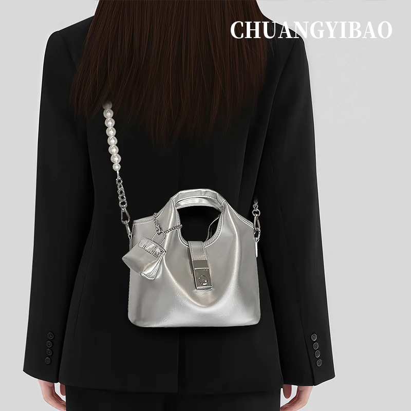 新款菜篮子包包女2025复古时尚单肩腋下斜挎包小众高级手提包女士