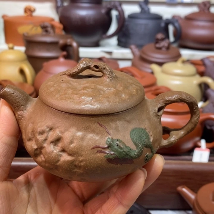 茶壶紫砂微瑕处理一把