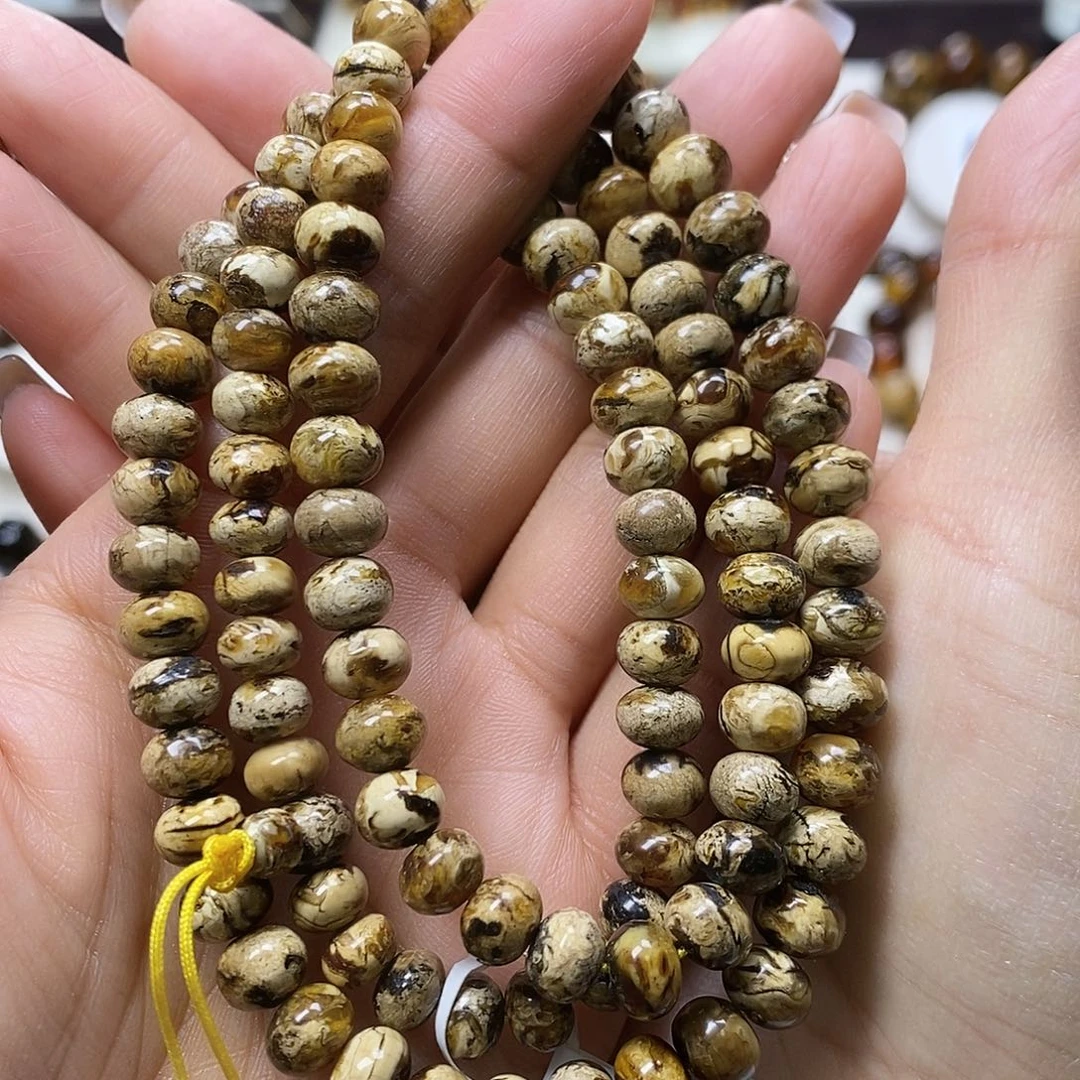 眉***师琥珀未镶嵌裸石一级干白7+