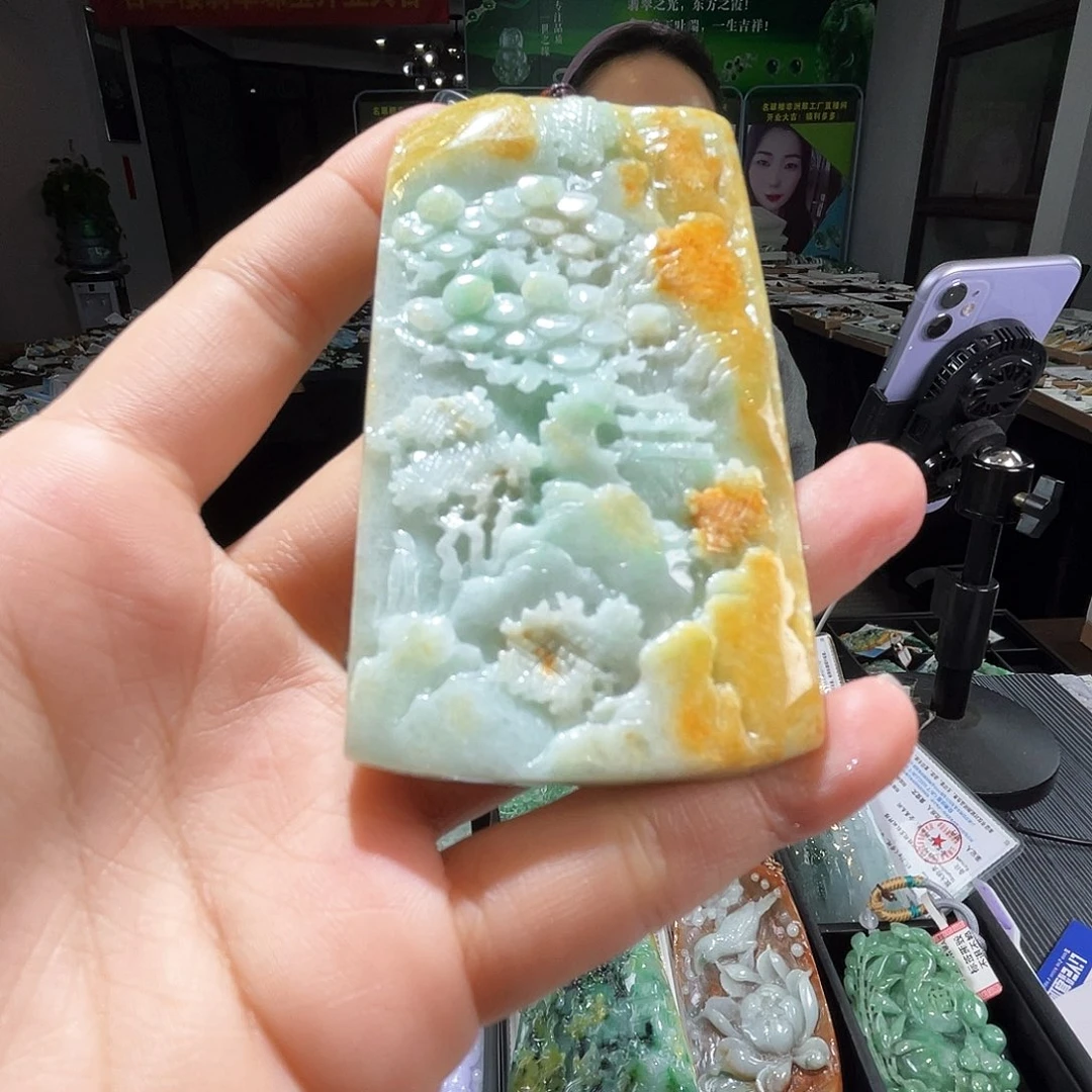 颈饰未镶嵌翡翠一