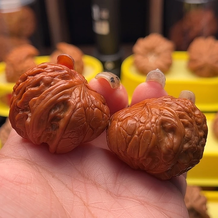 吊坠文玩核桃铁锤蛇头 全品
