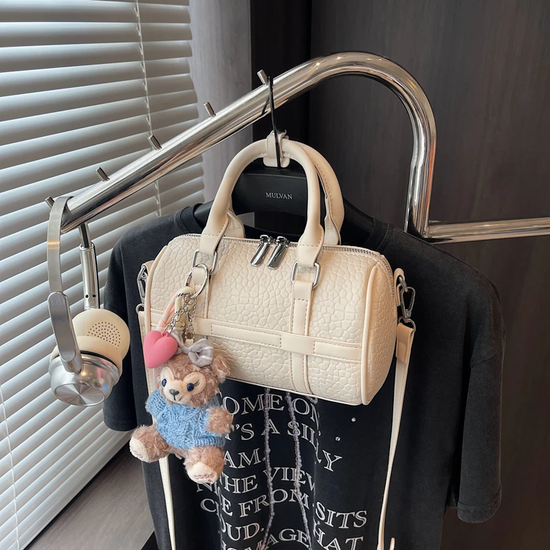 高级感手提包2025新款女包小众设计波士顿包枕头包时尚斜挎单肩包