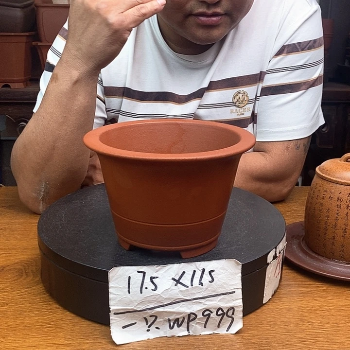 紫砂花盆货号一只WP999