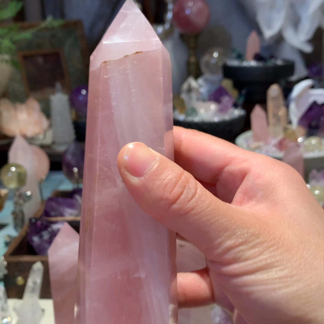 水晶摆件未镶嵌?****粉水晶