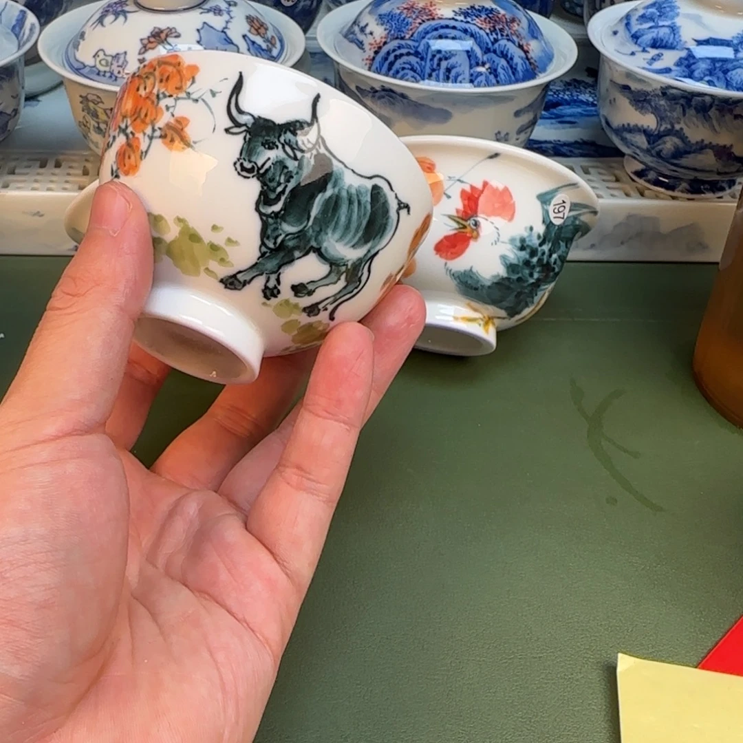 彦祖纯手工手绘茶具191