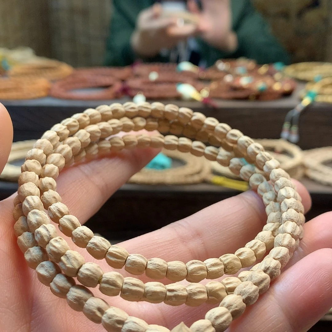 柏香籽/百香籽吊坠粉皮方块经典顺5