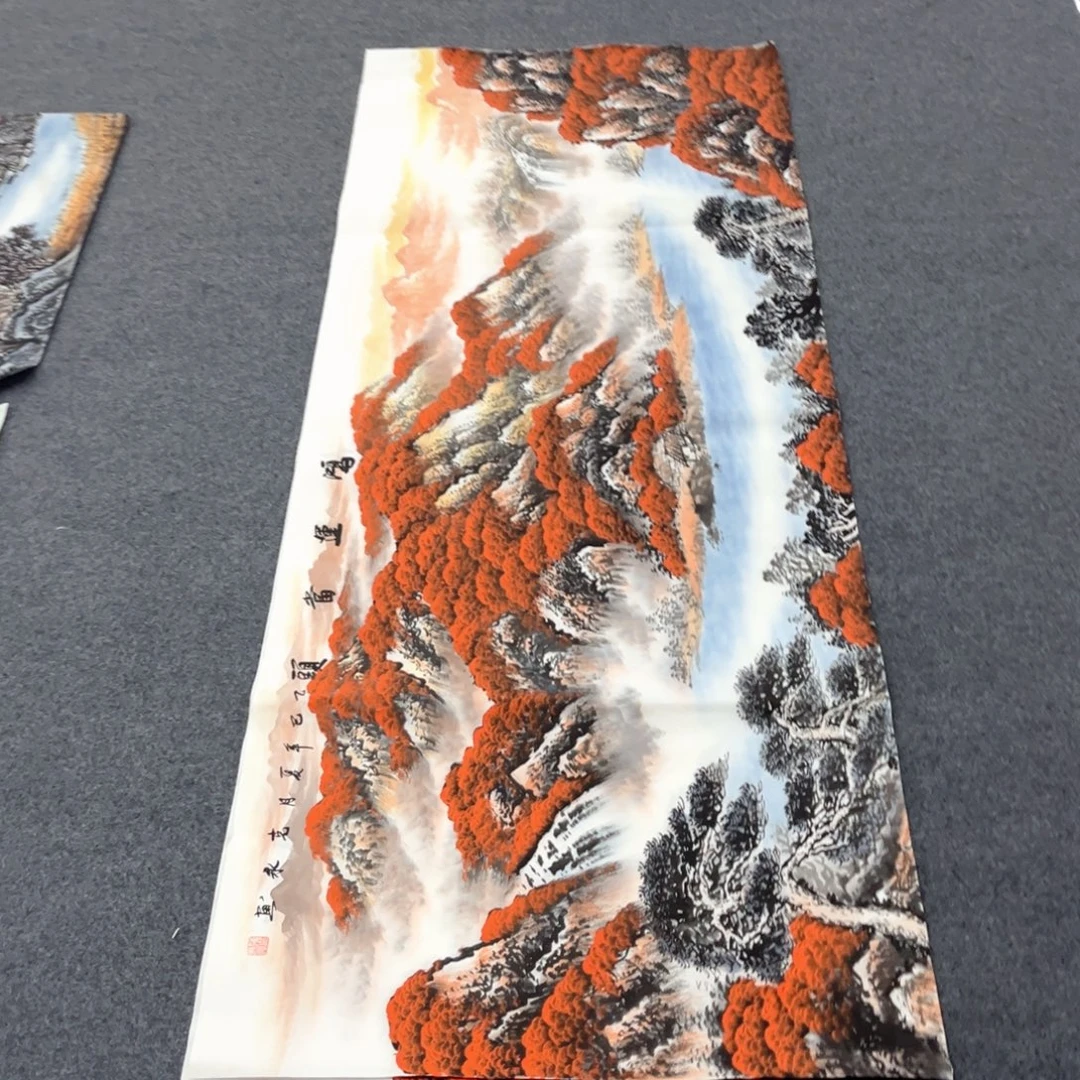 国画国画作品老师手绘