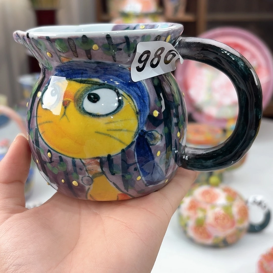 景德镇手绘高温釉下彩陶瓷茶具