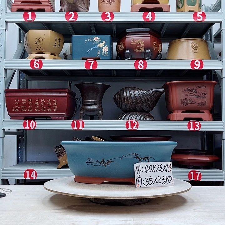 紫砂花盆紫砂花盆