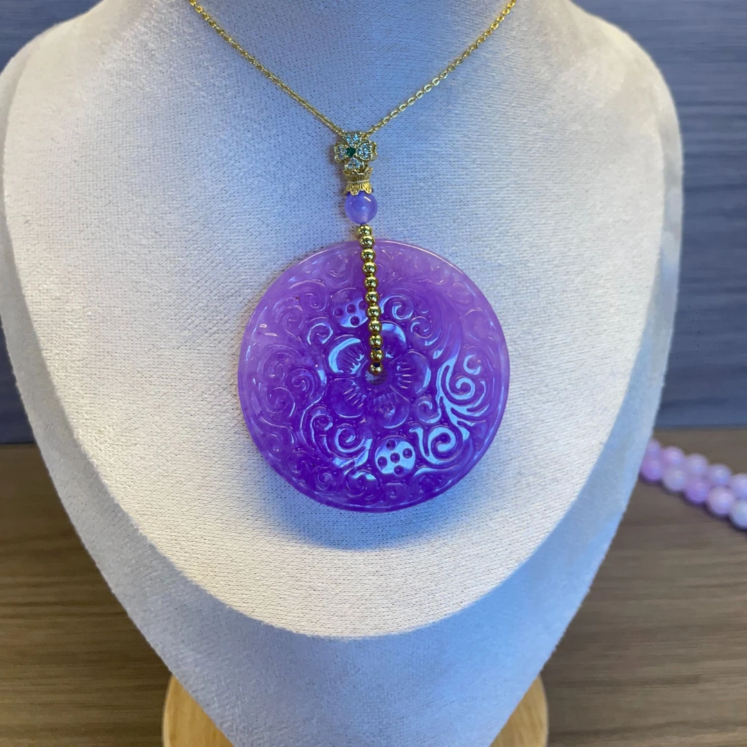 高端时尚樱花紫圆牌