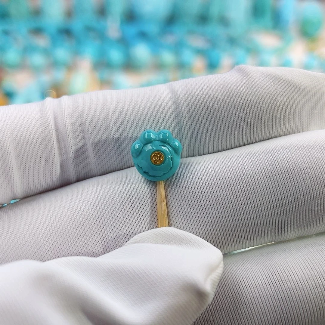 绿松石珠宝奇石未镶嵌